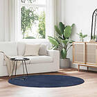 vidaXL Ryamatta med lång lugg NAVARRA marinblå 160x160 cm polyester