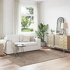 vidaXL Slät Matta med Latexbakgrund Brun 160x230 cm