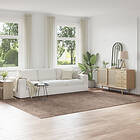 vidaXL Sguppy Matta med Latexbakgrund Brun 240x340 cm