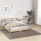 vidaXL Syntetmatta med latexbakgrund Brun 200x200 cm