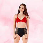 Libresse High Waist Floral menstrosor för lite mens