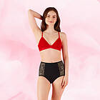 Libresse High Waist Floral menstrosor för mittemellan mens