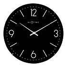 NeXtime Basic Dome Väggklocka 35 cm Svart