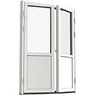 VillaFönster Fönsterdörr (par) Aluminiumbeklädd 15x21 Vänster