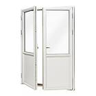 VillaFönster Fönsterdörr (par) Vitmålad 19x21 Höger