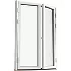 VillaFönster Fönsterdörr, helglasad (par) Aluminiumbeklädd 12x21 Höger