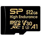 Silicon Power Golden microSDXC Series High Endurance A1 Class 10 UHS-I U3 V30 51