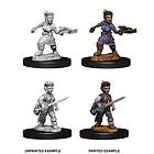 Pathfinder Battles Deep Cuts (unpainted): Female Halfling Rogue