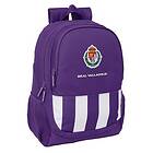 Real Skolryggsäck Valladolid C.F. Vit Purpur 32 x 44 x 16 cm