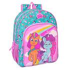 My Little Pony Skolryggsäck Magic Rosa Turkos 33 x 42 x 14 cm
