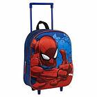 Spiderman Skolryggsäck 3D med hjul Spider-Man Blå 25,0 x 31,0 x 10,0 cm