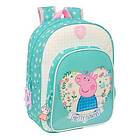 Peppa Pig Skolryggsäck Pretty flowers Gul Mint 26 x 34 x 11 cm