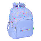 Benetton Skolryggsäck Lila Lila 32 x 42 x 15 cm