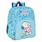 Skolryggsäck Snoopy Love Blå 32 x 38 x 12 cm