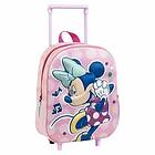 Skolryggsäck 3D med hjul Minnie Mouse Rosa 25,0 x 31,0 x 10,0 cm