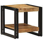 vidaXL Kaffeebord 40x50x38 cm Massivt Grovt Mangoträ