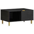 vidaXL Soffbord svart 80x50x40 cm konstruerat trä