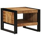 vidaXL Soffbord 50x50x38 cm massivt grovt trä mango