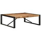 vidaXL Soffbord 100x100x35 cm massivt grovt trä mango