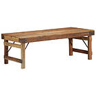 vidaXL Kaffeebord 110x55x40 cm Massivt återvunnet trä