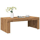 vidaXL Soffbord artisan ek 102x50x35 cm konstruerat trä