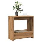 vidaXL Sidobord artisan ek 50x26x50 cm konstruerat trä