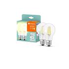 Ledvance SMART+ standard 60W/827 klar filament E27 Bluetooth 2 pak