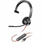 HP POLY Blackwire 3310 Microsoft Teams Certified USB-A Headset
