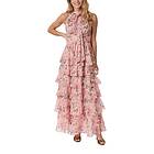 Neo Noir Marli Flower Chiffon Dress