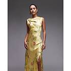 TOPSHOP Drape Neck Maxi Dress