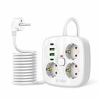 Tech-Protect Grenuttag PCS3X4 2 USB & 2 Typ-C & 3 Socket 2m