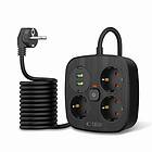 Tech-Protect Grenuttag PCS3X4 2 USB & 2 Typ-C & 3 Socket 2m