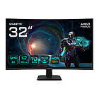 Gigabyte GS32QCA 31.5" QHD Curved Gaming Monitor - 2560 x 1440, 180Hz, 1ms, 250 cd/m², FreeSync, HDR Ready, HDMI 2.0, Displayport 1.4