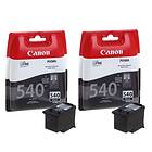 Canon 2x Original Genuine PG540 Black Ink Cartridges For PIXMA Printer MX525 MX4