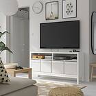 IKEA KALLAX tv-bänk med underrede, vit, 147x39x78 cm, cm 147x39x78 cm