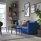 IKEA SKÖNABÄCK 2-sits bäddsoffa, knisa klarblå, klarblå Armstödshöjd: 66 cm