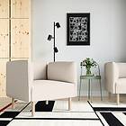 IKEA LILLEHEM fåtölj, vissle/beige trä, Vissle beige, beige Bredd: 80 cm