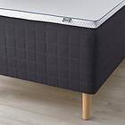 IKEA STAVANGER resårbotten med bäddmadrass, medium fast antracit/nästaberg vit, 90x200 cm, cm 90x200 cm