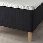 IKEA STAVANGER resårbotten med bäddmadrass, fast antracit/norrsele vit, 80x200 cm, cm 80x200 cm
