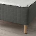 IKEA SKOTTERUD resårbotten med bäddmadrass, medium fast mörkgrå/nisseholm vit, 80x200 cm, cm 80x200 cm