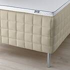 IKEA STUVLAND resårbotten med bäddmadrass, medium fast natur/nästaberg vit, 180x200 cm, cm 180x200 cm