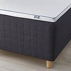 IKEA STAVANGER resårbotten med bäddmadrass, medium fast antracit/nästaberg vit, 140x200 cm, cm 140x200 cm