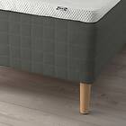 IKEA SKOTTERUD resårbotten med bäddmadrass, medium fast mörkgrå/norrsele vit, 105x200 cm, cm 105x200 cm