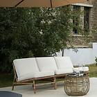 IKEA TVARÖ FRÖSÖN 3-sits modulsoffa, utomhus, beige, beige Bredd: 200 cm