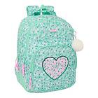 Safta Skolryggsäck Cuore Mint 32 x 42 x 15 cm