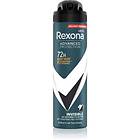 Rexona Men Advanced Protection Inga vita eller gula märken-antiperspirant 72 tim för män Invisible 150ml