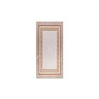 KM Home Bordeaux Wiltonmatta 80x300 cm Oval Natur Wiltonmattor Brun