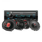 Kenwood KMM-BT309 & 2par Bass Habit PLAY-högtalare