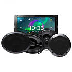 Rockford Fosgate JVC KW-M875DBW & 2par PUNCH-högtalare