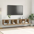vidaXL TV-bänksset Artisan Ek MDF, Fanér Medium TV-bänk Rektangulär